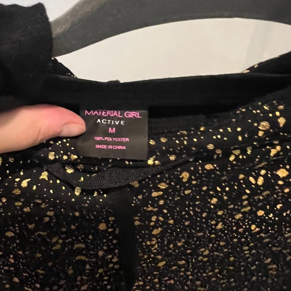 Material Girl Shiny Shimmer Hoodie - Picture 3 of 4